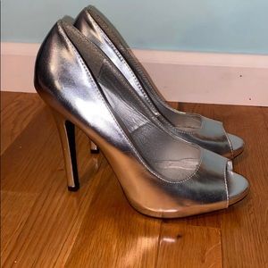 Charlotte Russe silver heels